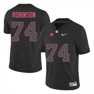 NCAA Men's Alabama Crimson Tide #74 Cam Robinson Stitched College Nike Authentic Black Football Jersey SD17B03HU